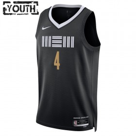 Dres Memphis Grizzlies Steven Adams Nike 2023-24 City Edition Crno Swingman - Dječji